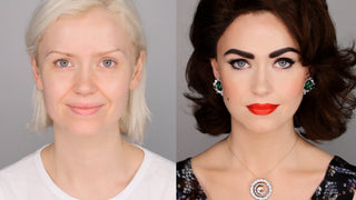 Elizabeth Taylor Inspired Makeup Tutorial #FacePaintBook Elizabeth Taylor Inspired Makeup Tutorial #FacePaintBook