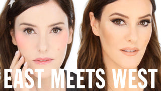 East Meets West - Makeup Trend Transformation Tutorial East Meets West - Makeup Trend Transformation Tutorial