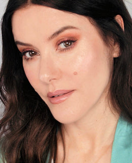Golden Rosy Makeup Look with Indie Brands