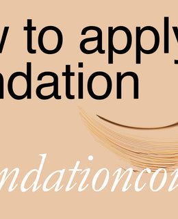 How To Apply Foundation