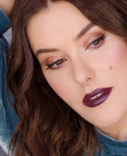 Vampy Violet Red Carpet Makeup Look