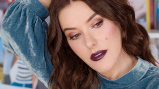 Vampy Violet Red Carpet Makeup Look Vampy Violet Red Carpet Makeup Look