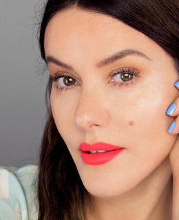 Insanely Saturated Watermelon Lip with a Subtle Glow