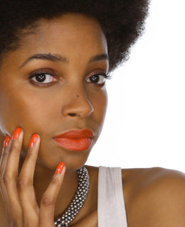 Trend - Orange Shades. A Simple Look for Olive/Darker Skin Tones