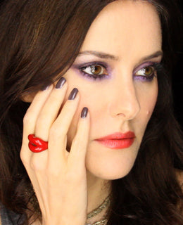 Evening Purple Smokey Eyes Look