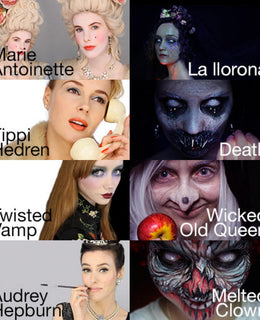 Glam vs Gruesome - Halloween Makeup Inspiration Glam vs Gruesome - Halloween Makeup Inspiration