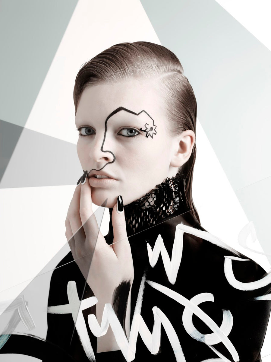 Draw the Line Graffiti Graphic Looks for Vogue Lisa Eldridge