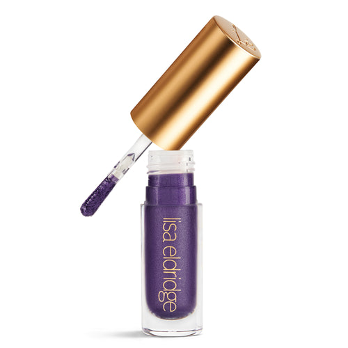 Liquid Lurex Iris Deep Purple Eyeshadow Make Up For Green and Hazel Eyes