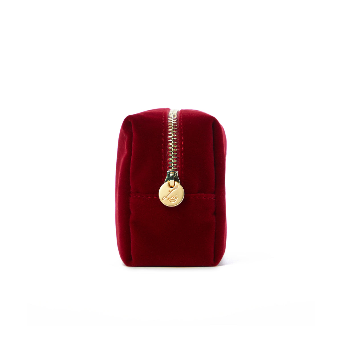Velvet best sale makeup pouch
