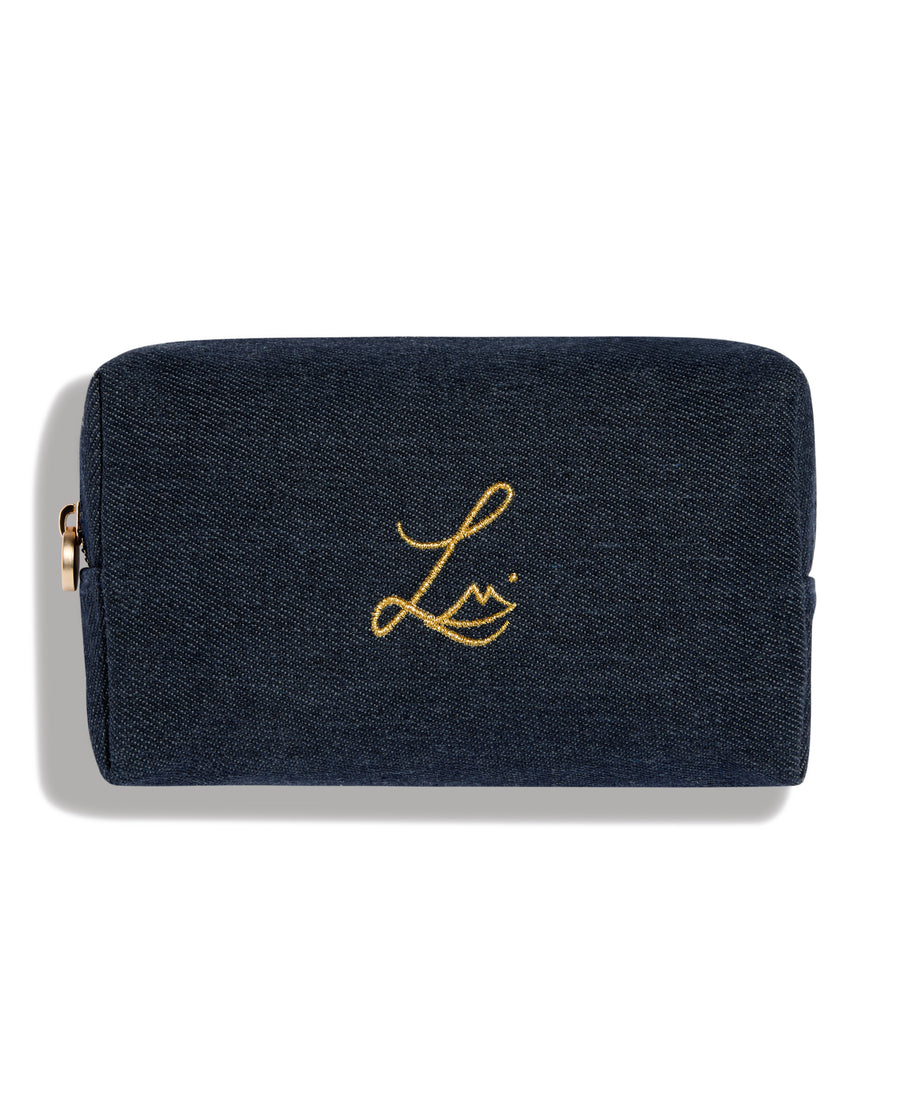 Indigo Denim (Makeup Pouch)