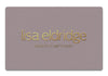 Lilac Lisa Eldridge beauty e-gift card on a white background