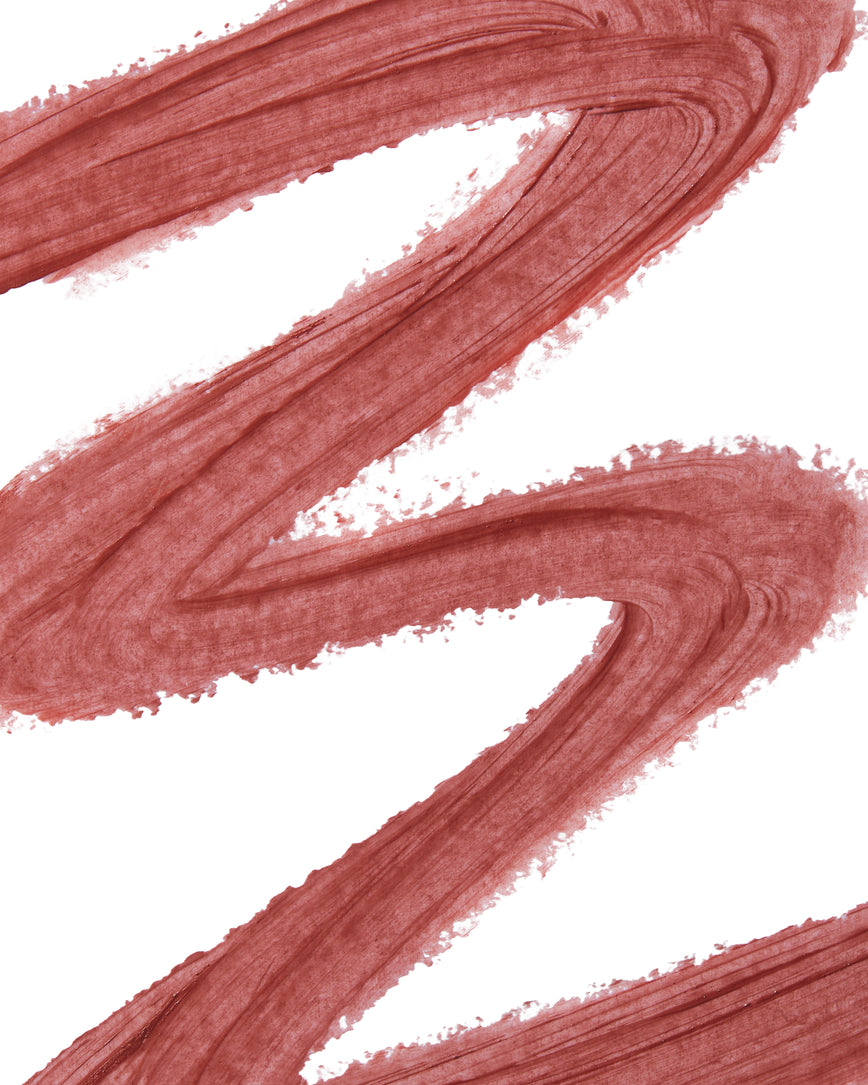 Velatura swatch in Cinnamon Bun swatch on a white background