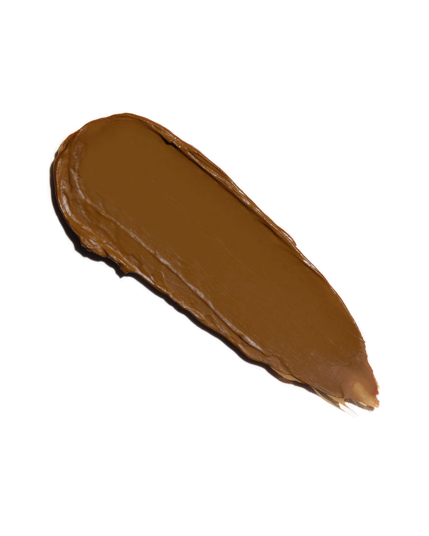 Swatch of golden brown Gaia on white background