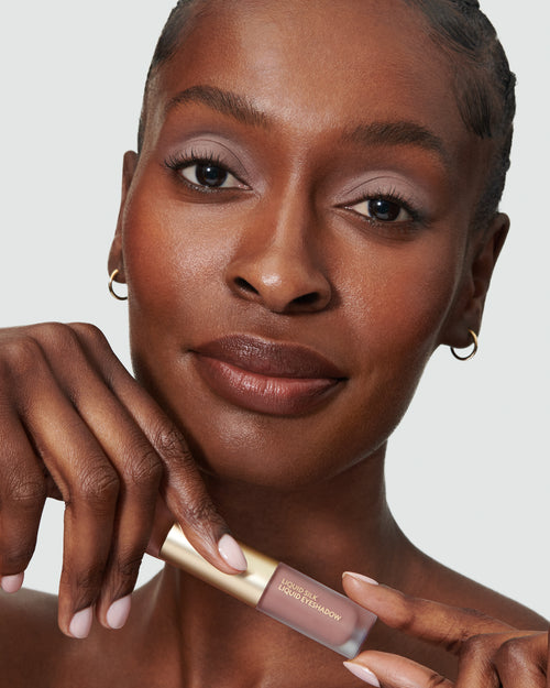 Image showing Ione (Liquid Silk Liquid Eyeshadow) on model