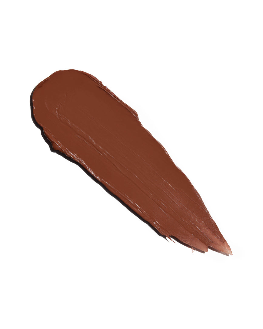 Swatch of deep rosewood Thalia on white background