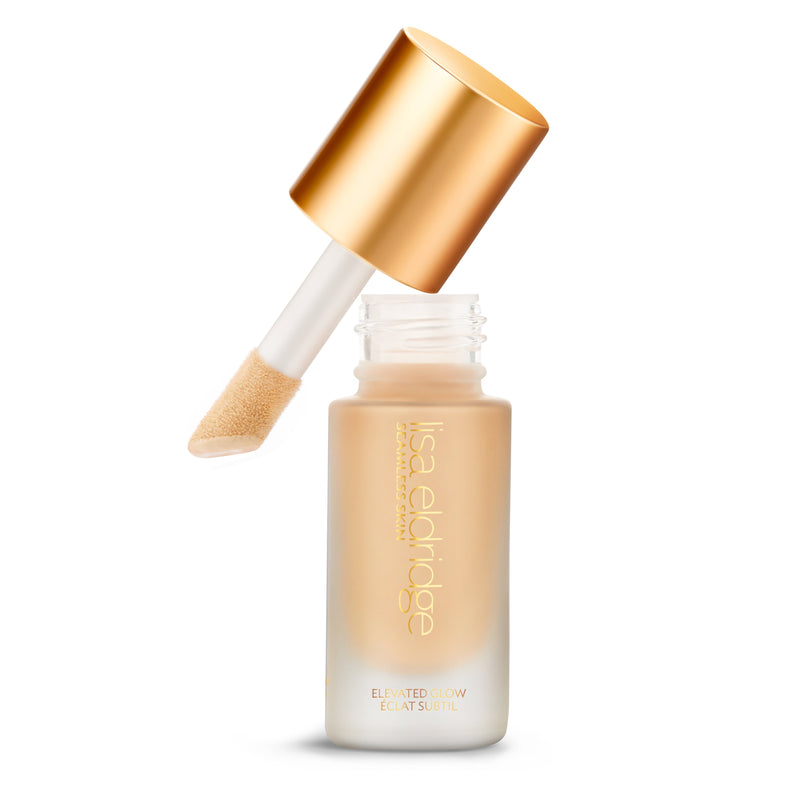 Crystal Nebula Elevated Glow Highlighter in bottle with view of applicator tip