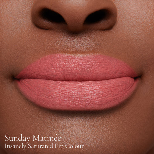 Image showing Sunday Matinée (Insanely Saturated Lip Colour) on model