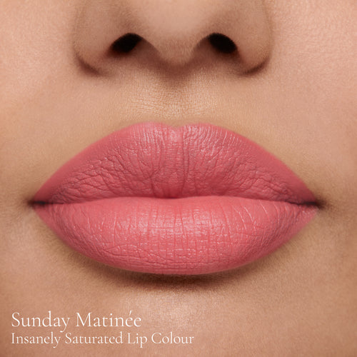 Image showing Sunday Matinée (Insanely Saturated Lip Colour) on model