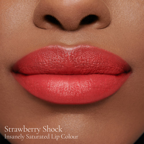 Image showing Strawberry Shock (Insanely Saturated Lip Colour) on model
