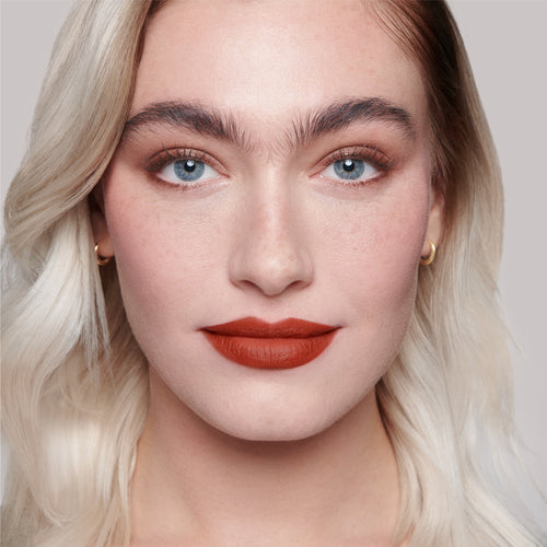 Image showing Velvet Cinnabar (True Velvet Lip Colour) on model