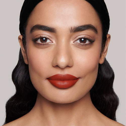 Image showing Velvet Cinnabar (True Velvet Lip Colour) on model